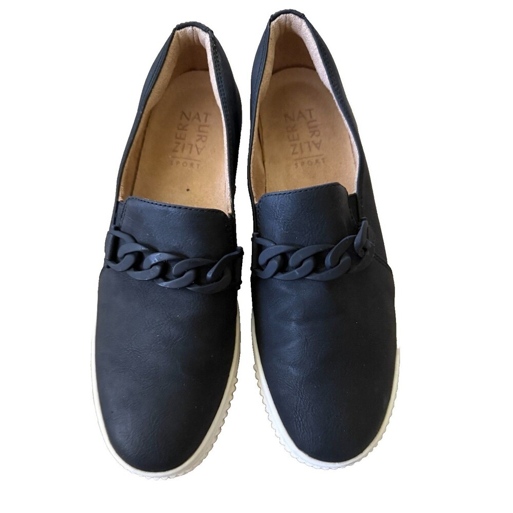 Naturalizer Black Trish Slip-On Sneaker Shoes Size 9.5 M